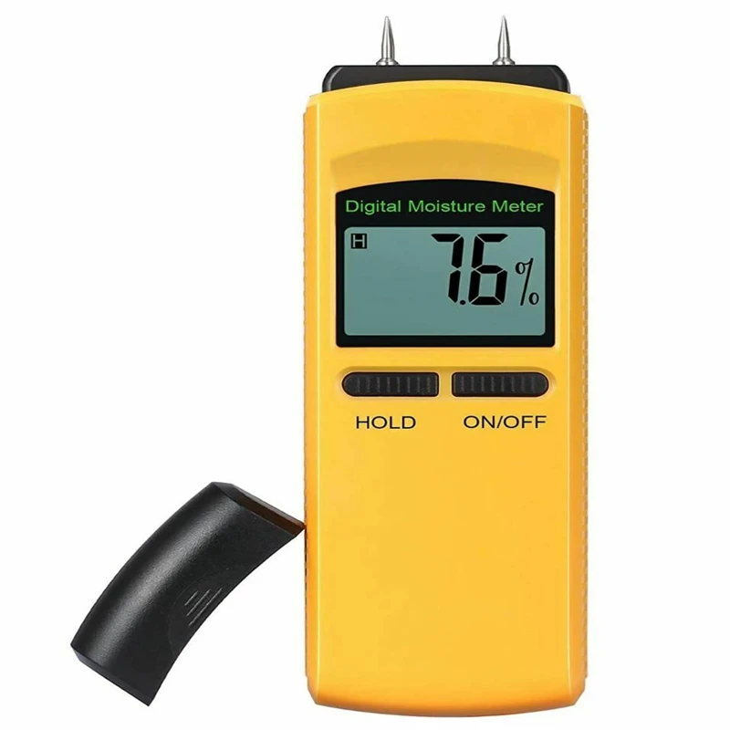 

Digital Induction Wood Moisture Meter 0~50% Tree Timber Moisture Content Tester 0-50C Wood Thermometer Hygrometer LCD Backlight