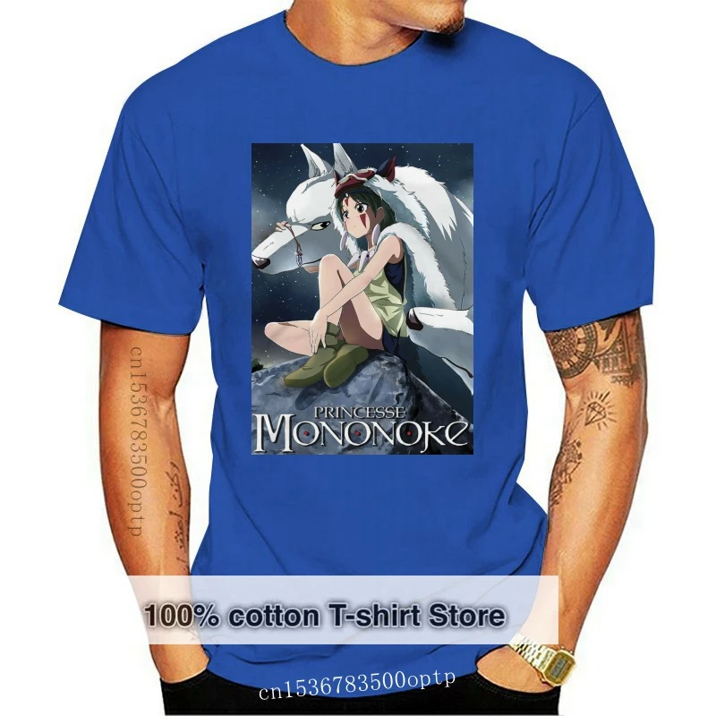 

Принцесса Mononoke футболка Хаяо Миядзаки Yoji Matsuda Yuriko Ishida анимация