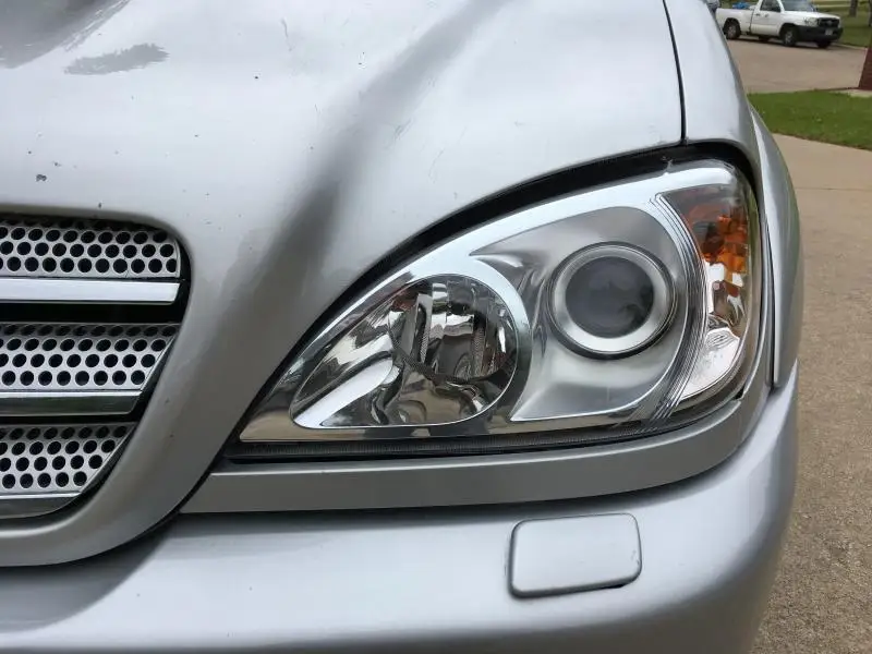 do Mercedes Benz M Class W163 ML 320 350 430 500 ML55 AMG Excellent Ultra Bright COB Led Angel Eyes Kit Halo Rings Day Light