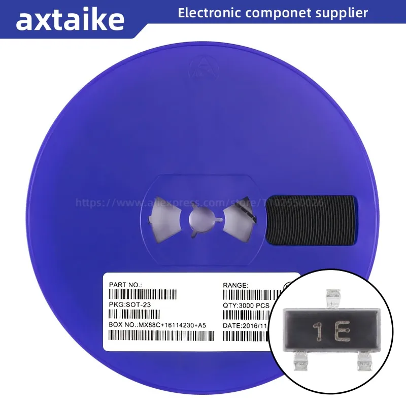 Транзисторы BC846A 1A BC846B 1B BC847A 1E BC847B 1F BC847C 1G SOT23 SMD NPN 45V 65V 100mA 0.1A BC847 BC846, 3000 шт. Транзисторы BC846A 1A BC846B 1B BC847A 1E BC847B 1F BC847C 1G SOT23 SMD NPN 45V 65V 100mA 0.1A BC847 BC846, 3000 шт.
