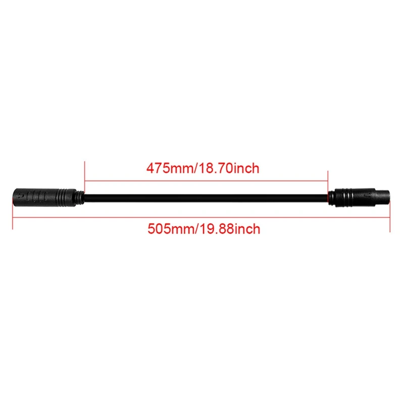 Электрический велосипед 8-контактный разъем для удлинительного кабеля дисплея