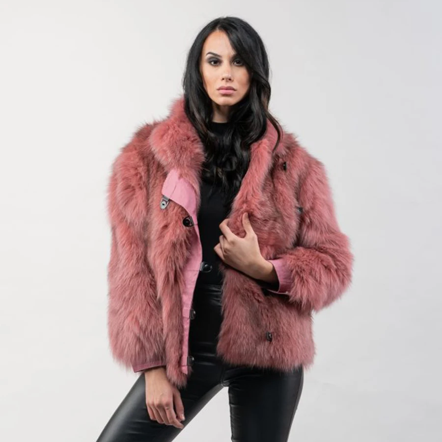 

Best Selling Fur Coat Women Natural Fur Jacket