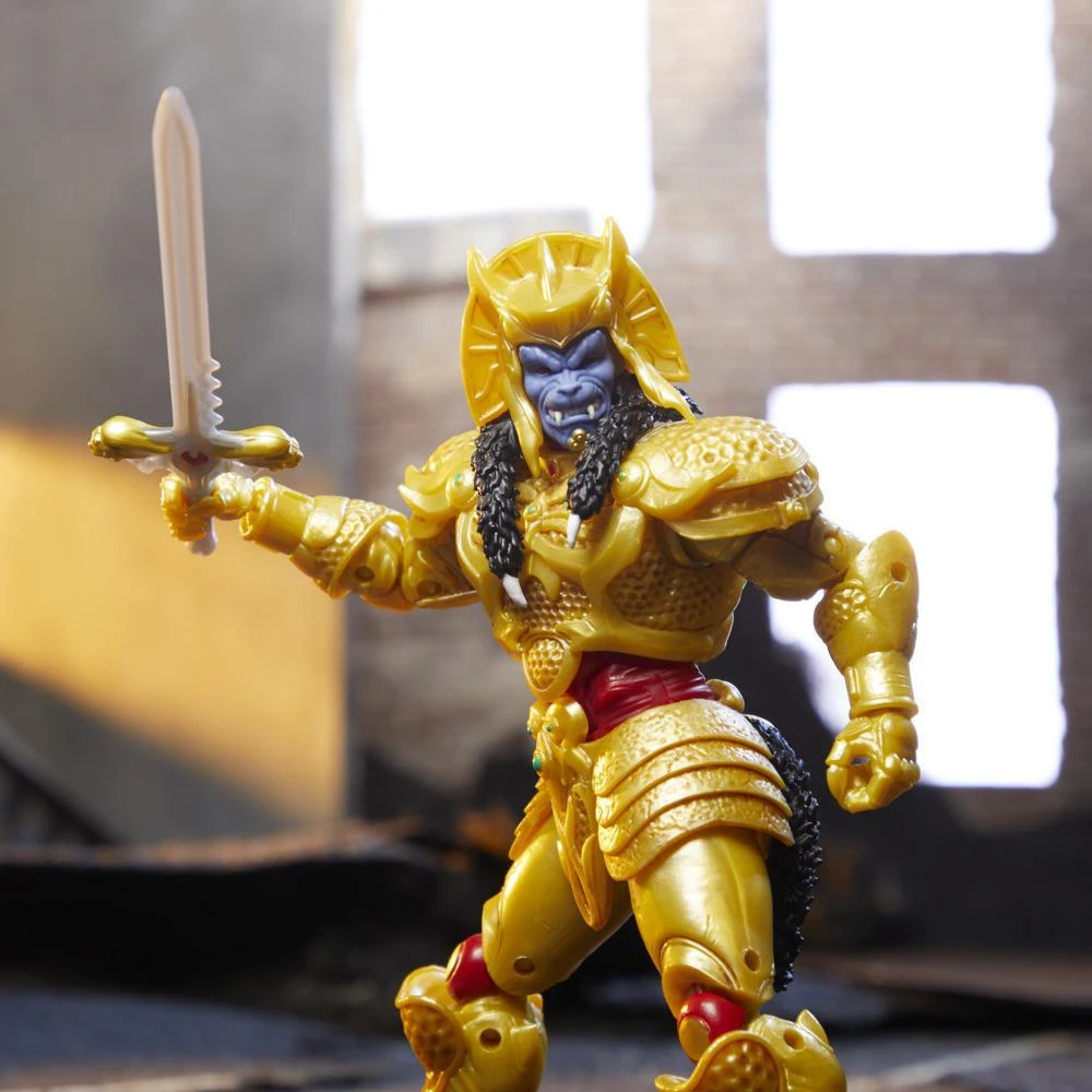 Фото Коллекция молний Power Rangers Mighty Morphin Goldar, 6-дюймовая Коллекционная фигурка премиум-класса, игрушка в подарок №2