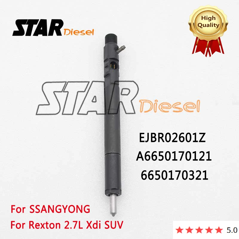

EJBR0 2601Z For Rexton 2.7L Xdi SUV EJBR02601Z Common Rail Injector Sprayer A6650170121 For SSANGYONG Euro 3