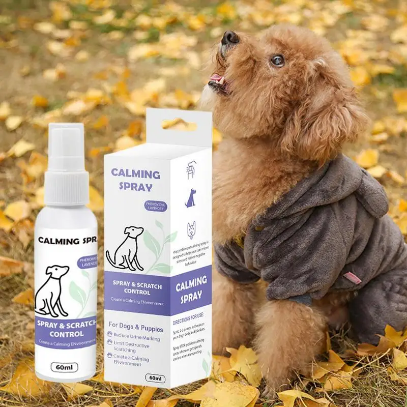 Жидкость для успокоения кошек в путешествиях 2 02 унции спрей котят снятия стресса