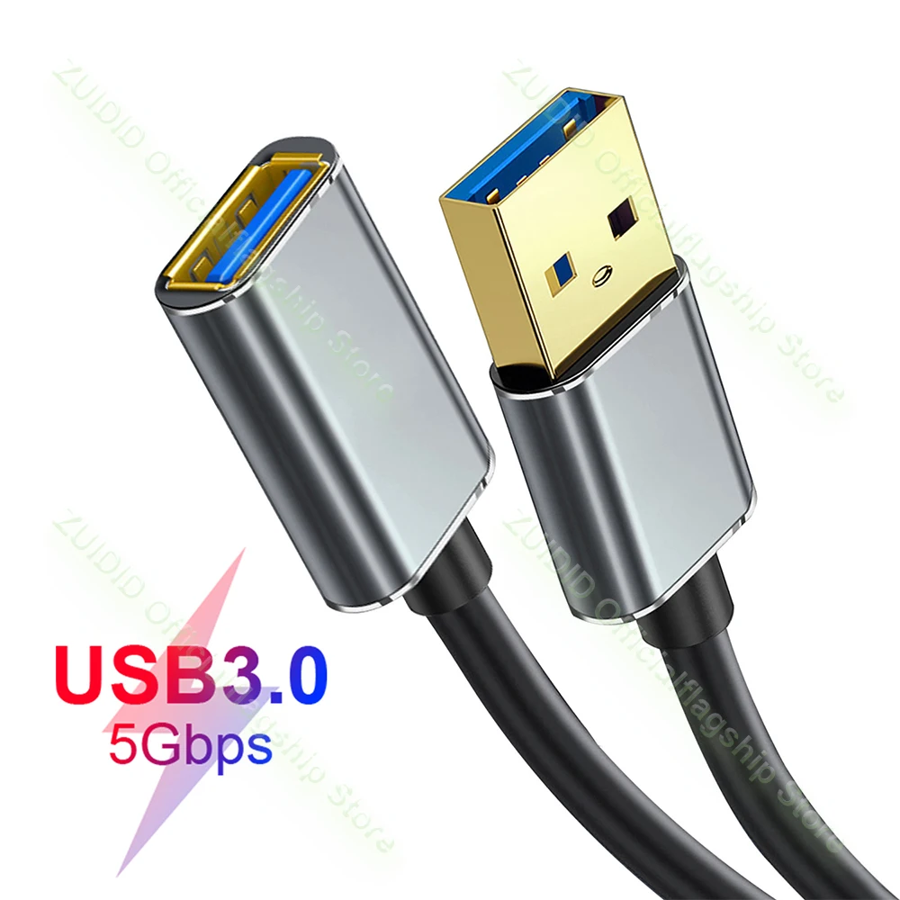 

USB3.0 Extension Cable USB3.0 Male to Female 5Gbps Data Cable USB2.0 Extender Cord for PC Laptop TV Xbox SSD USB Extension Cable