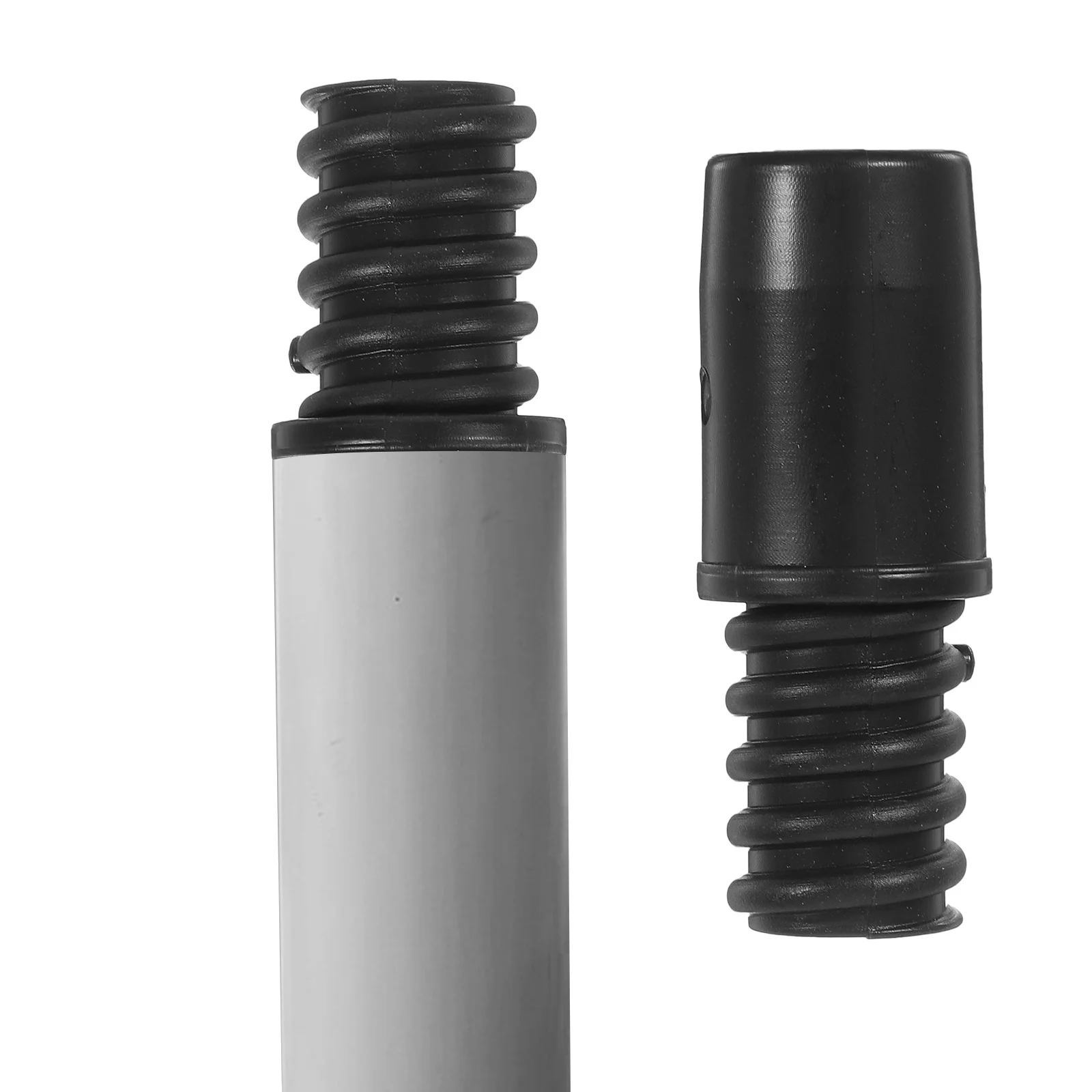 

2 Pcs Mop Head Broom Handle Connector Telescopic Rod Extension Pole Attachment Accessories Threaded End Tip