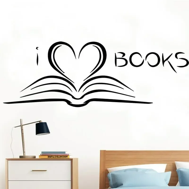 Скандинавские книги стикер на стену кабинет художественные обои декор для