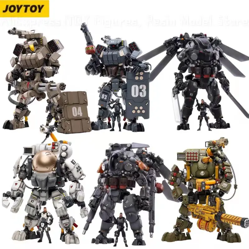 

(2PCS/SET) JOYTOY 1/25 H22CM Iron Wrecker 02 Tactical Mecha Soldier Action Figure Collection Model Toys