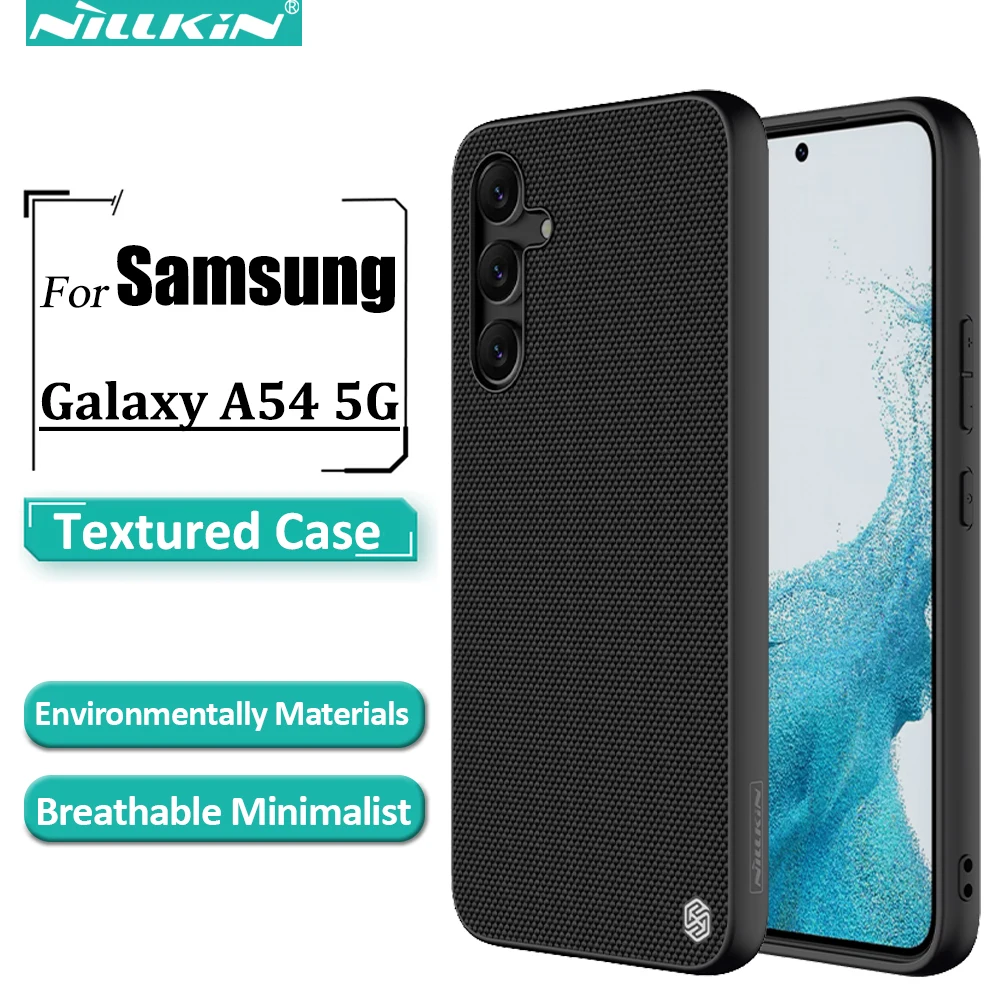 

Nillkin for Samsung Galaxy A54 5G Case Textured Cases, Luxury TPU+PC Durable Non-slip Back Cover