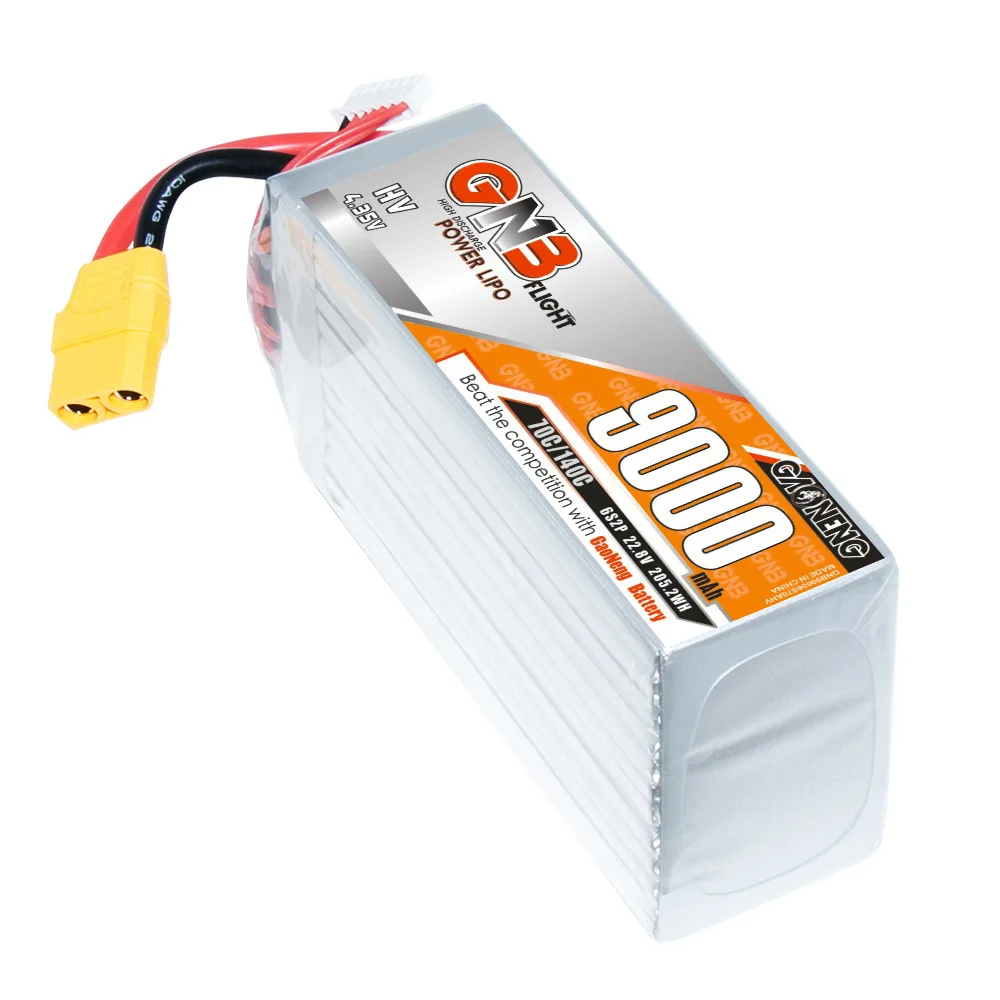 Аккумулятор GNB MAX 140C 22 8 в HV 9000 мАч 6S 70C Lipo для радиоуправляемого вертолета