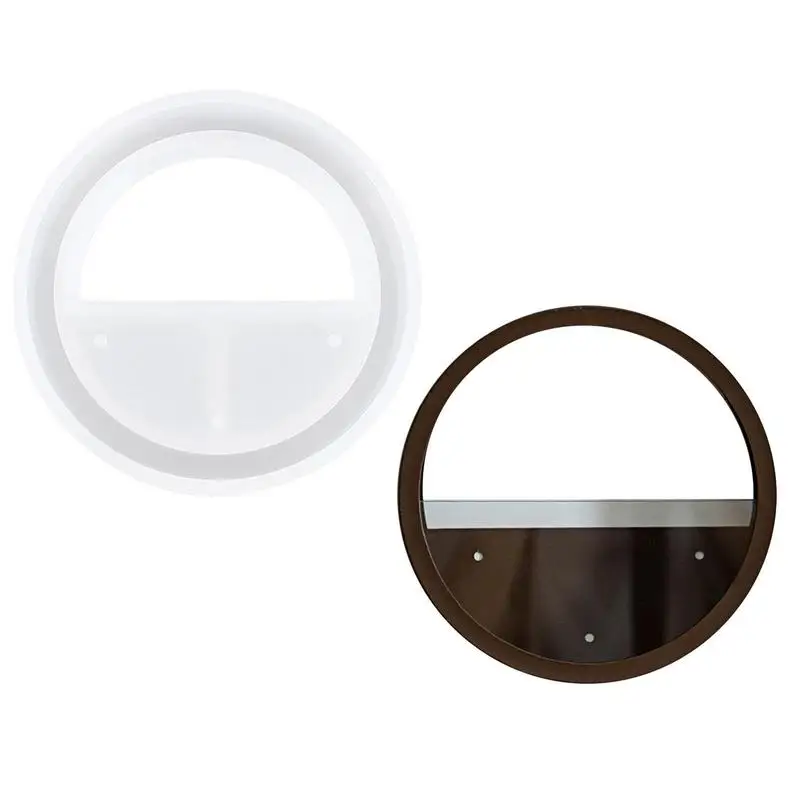 

Resin Plant Pot Mold Silicone 3D Round Vase Candle Mold Handmade Wall Decorative Mold Ornament For DIY Crafts Candle Decorations
