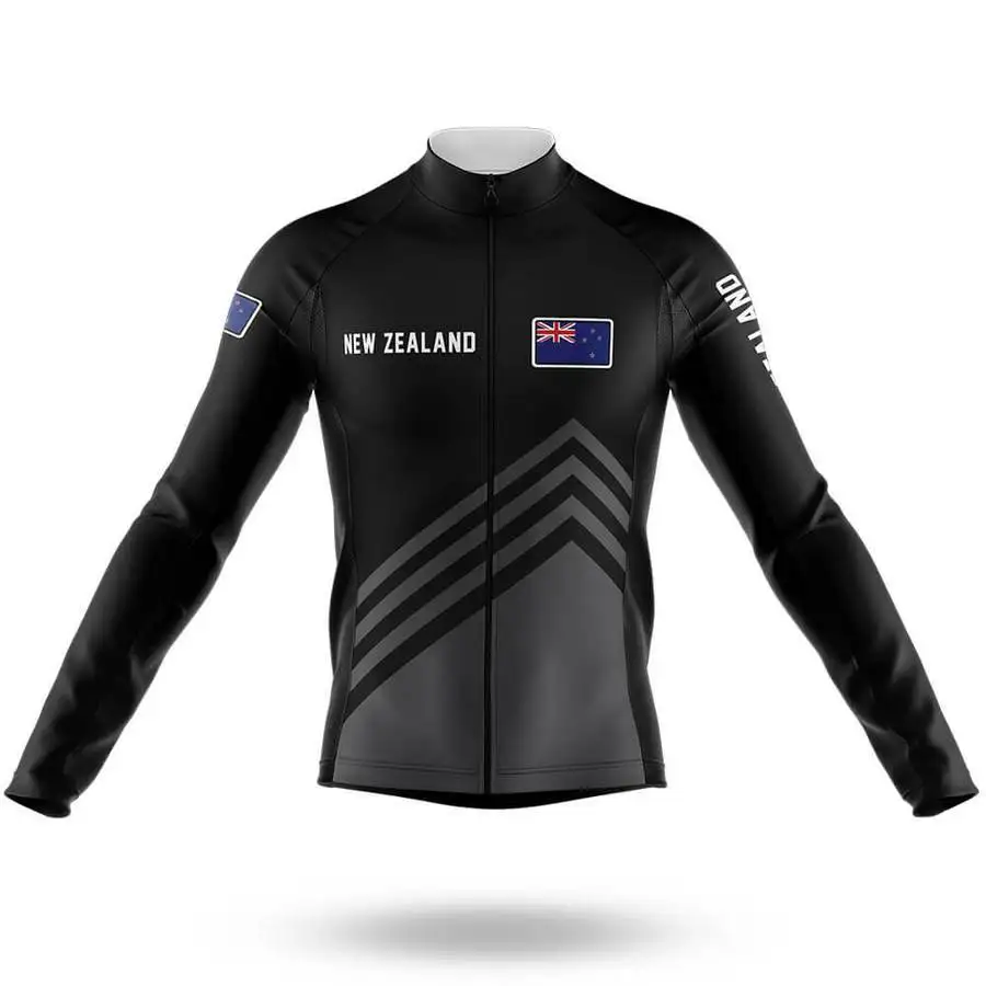 

WINTER FLEECE THERMAL New Zealand NATIONAL TEAM ONLY LONG SLEEVE ROPA CICLISMO CYCLING JERSEY CYCLING WEAR SIZE XS-4XL