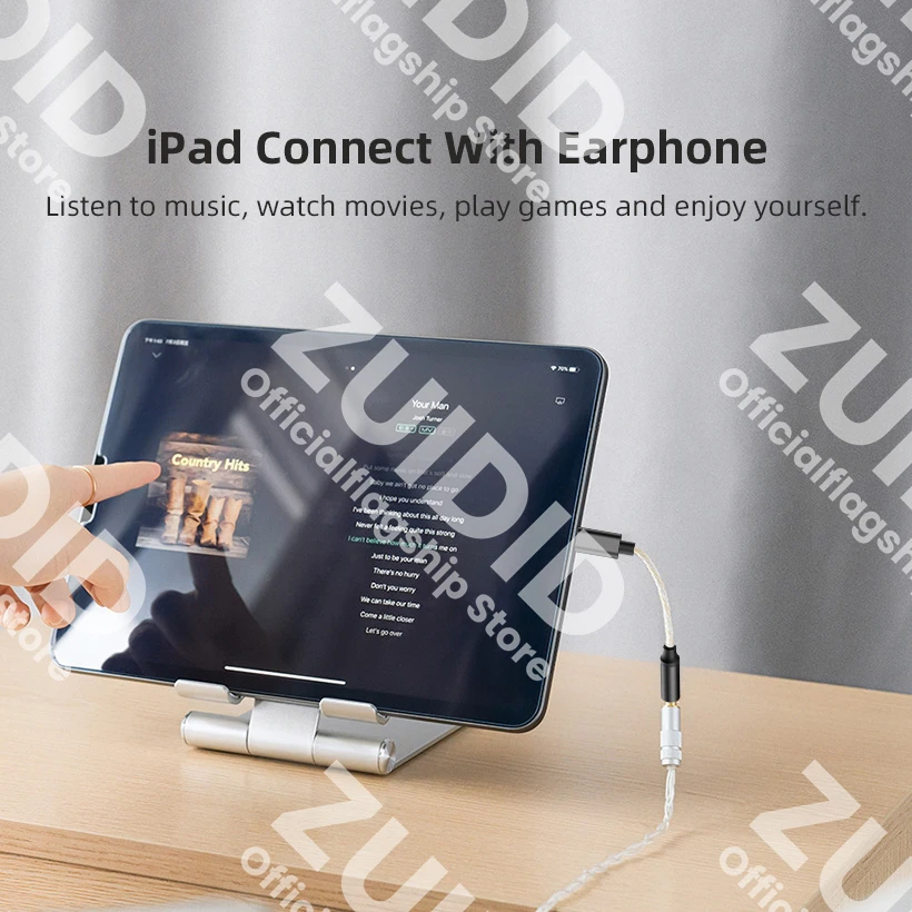 Фото Аудиоадаптер Hi-Res с USB Type C на 3,5 мм, 32 бит, 384 кГц №4