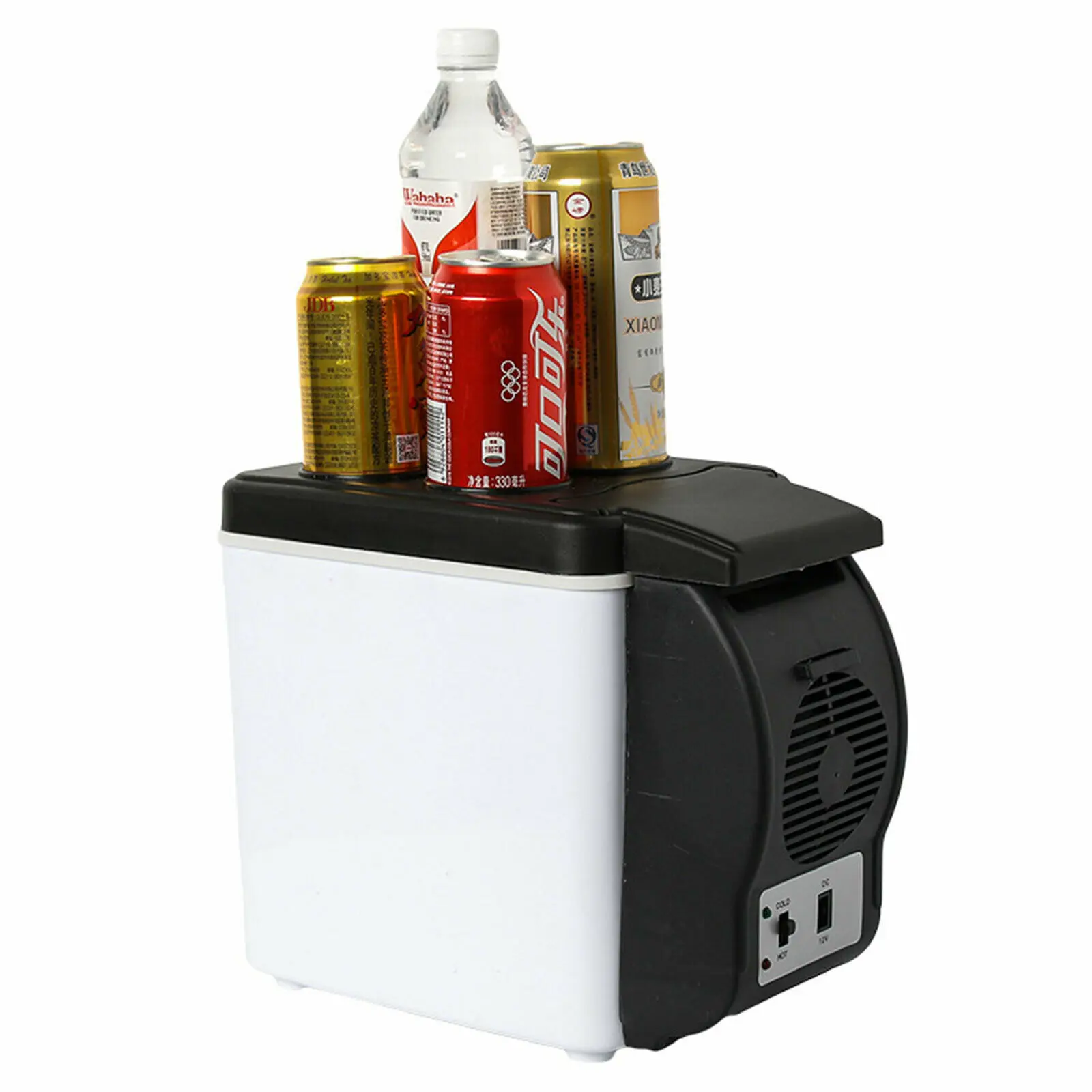

Mini 6L Electric Fridge Car Travel Portable Camping Refrigerator Freezer Cooler Mask Beverage Refrigerator for home Car Kitchen