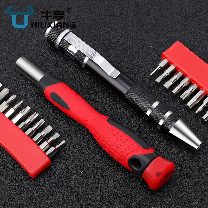 

NIUXIANG Portable Screwdriver Set Phillips Hex Multifunctional Screwdrivers Repairing Tool Precision Screw Driver Kit 10 In 1