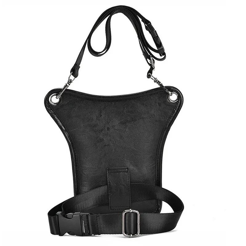 New Fashion Vintage Leather Men Waist Pack Women Belt Hip Bum Bag Multi-Purpose Motorcycle Bike Outdoor Waist Bags for Men