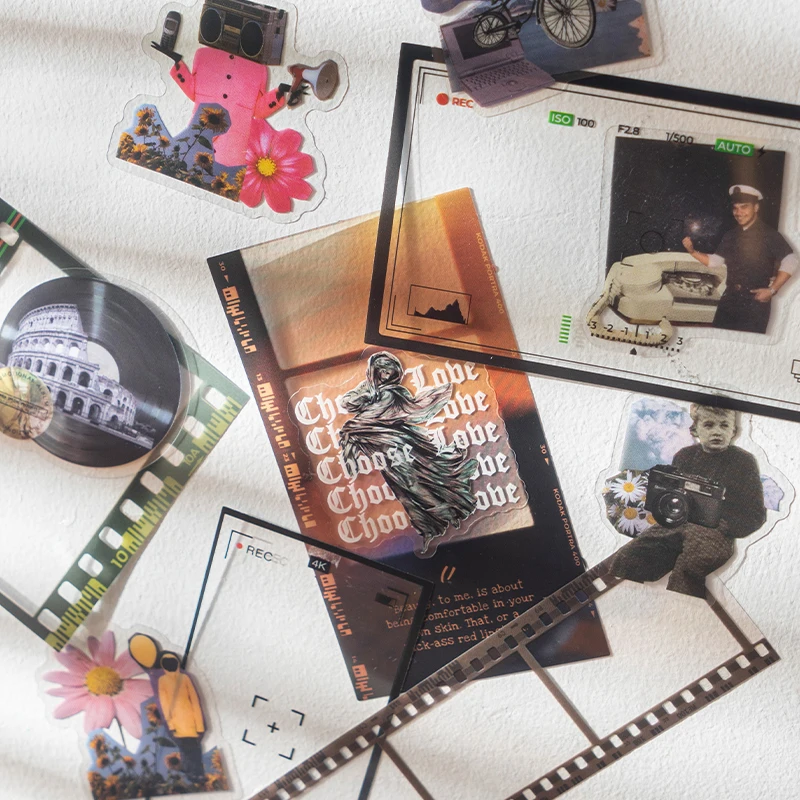 45 шт./упак. фоторамка и наклейки для вещей эстетическое Скрапбукинг фотоальбом