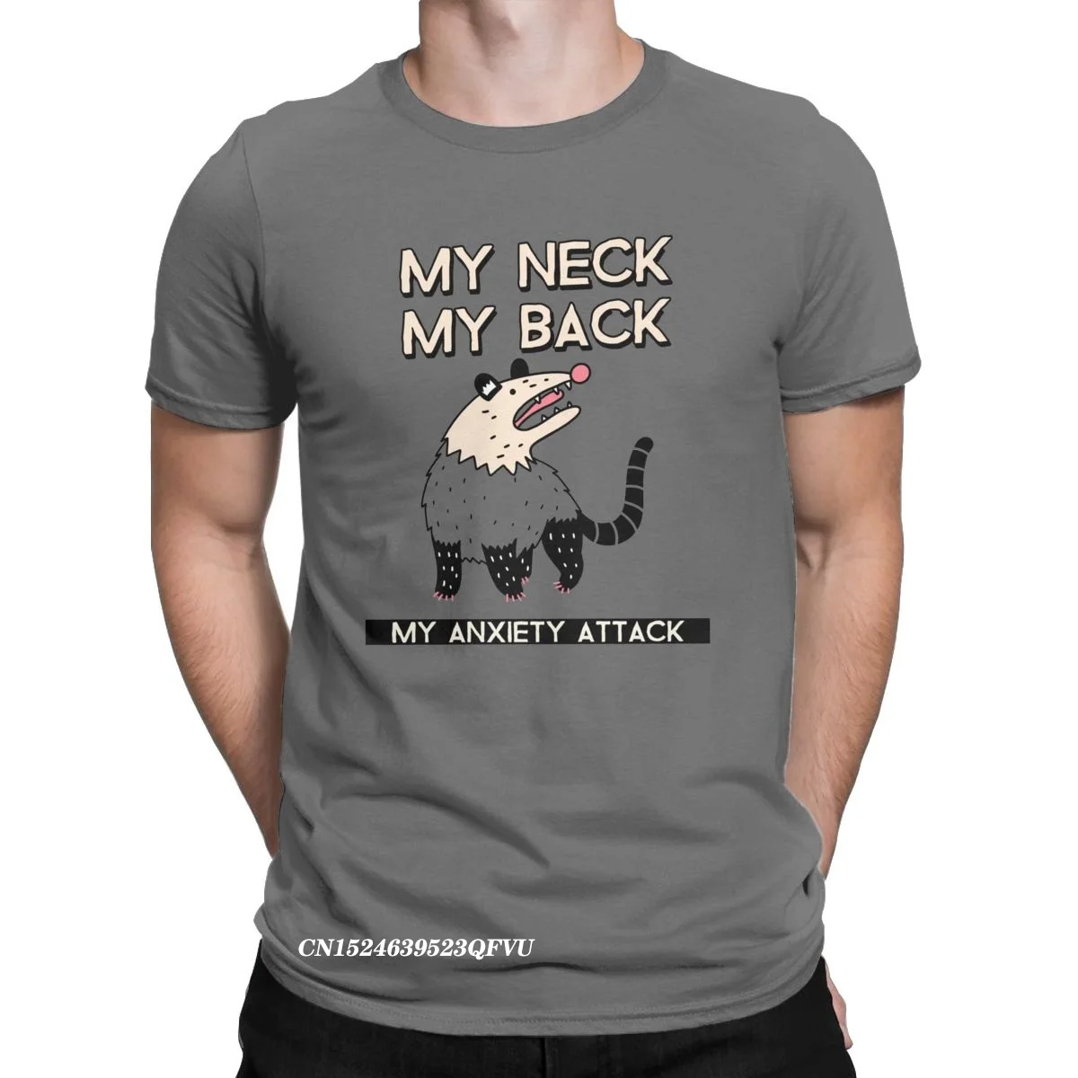 Мужская футболка с надписью My Neck Back |