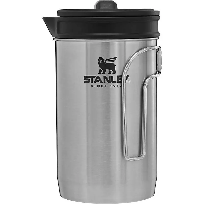 

All-in-One Stainless Steel Boil + Brew Camping French Press Coffee Maker, 32 oz