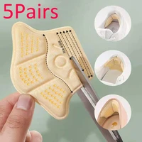 5 pairs sports high heels heel stickers anti drop anti wear insoles non slip glue shoes pads cushion soft thick shoe inserts