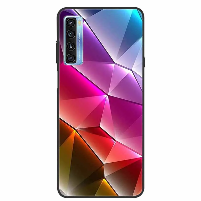 Чехол для TCL 20L + 2021 чехол мраморный Мягкий силиконовый 20S Fundas Phone Cover Plus T775H T774H 20 L s |