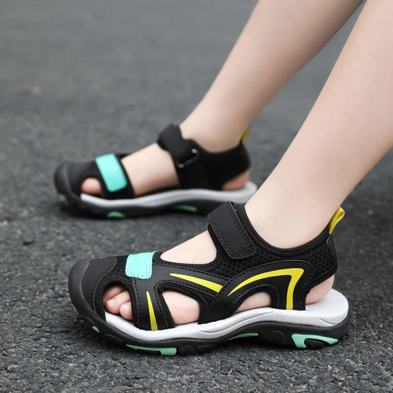 New Style Summer Boys Sandals Children Shoes Fashion Flats Toddler Baby Girls Sandals Non-slip Casual Beach Kids Outdoor Shoes