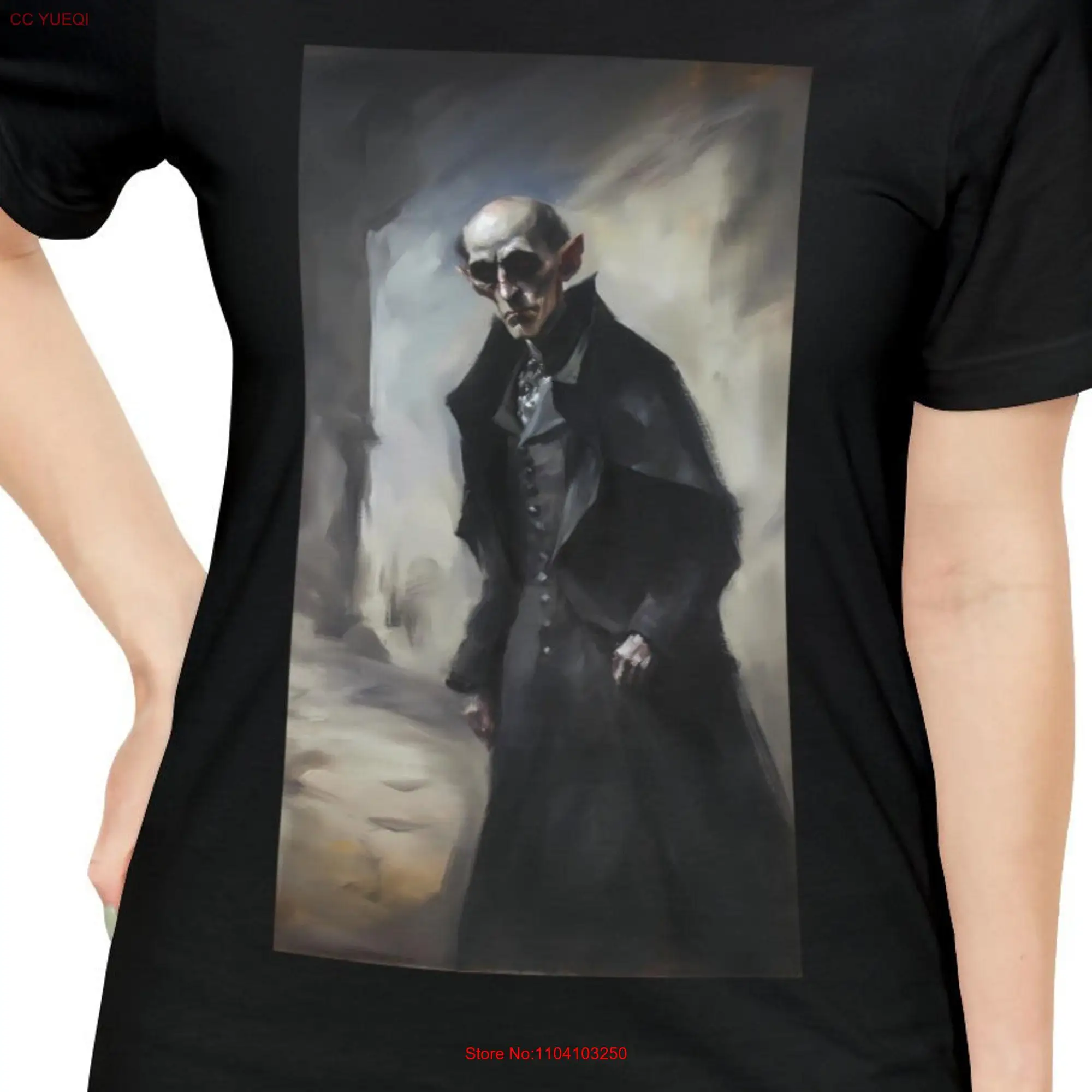 Готическая футболка с надписью Count Dracula вампир Nosferatu Monster Spooky одежда в стиле панк