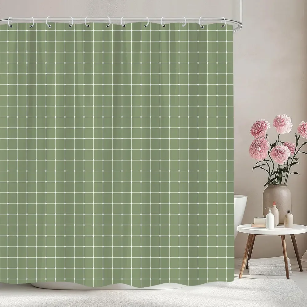 

Геометрическая занавеска для душа YSATNSFT