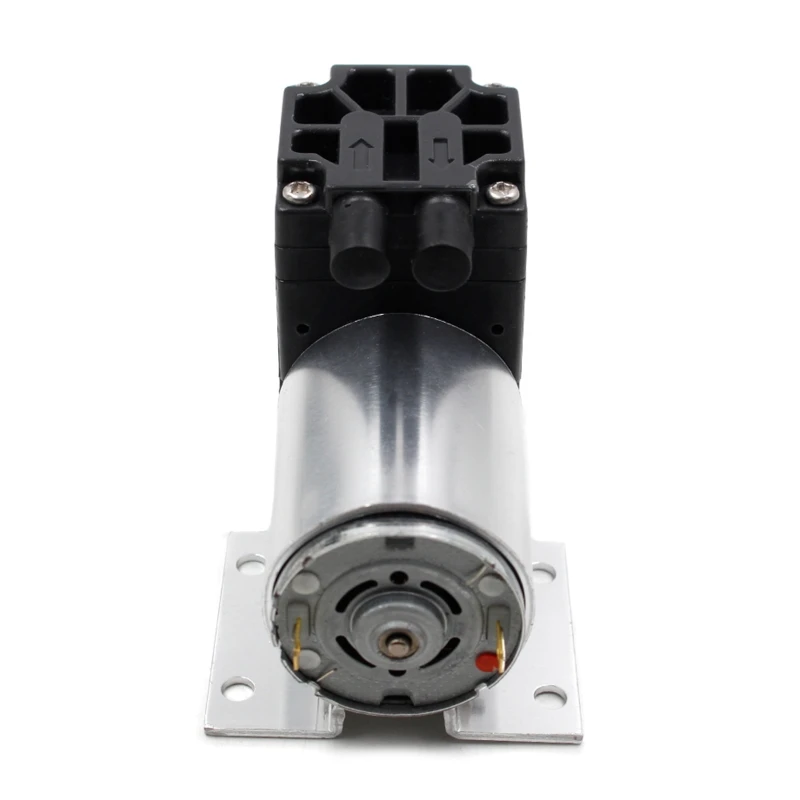 

12V Vacuum Pump Micro Air Pump Low Noise Negative Pressure Suction Pump with Bracket 6W 500mA 5L/min 65-120kpa 24BB