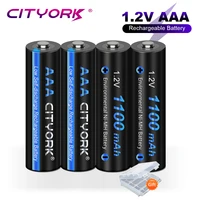 cityork 1100mah 1 2v aaa rechargeable battery 1 2v 3a ni mh rechargeable aaa batteries low self discharge batteries aaa bateria