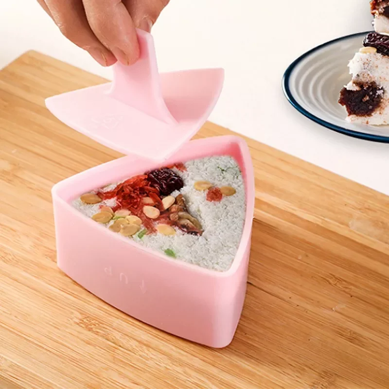 

2023New Sushi Mold Kitchen Triangle Rice Ball Mold Maker Non-Stick Food Press Sushi Seaweed Rice Ball Mold Kitchen Bento Accesso