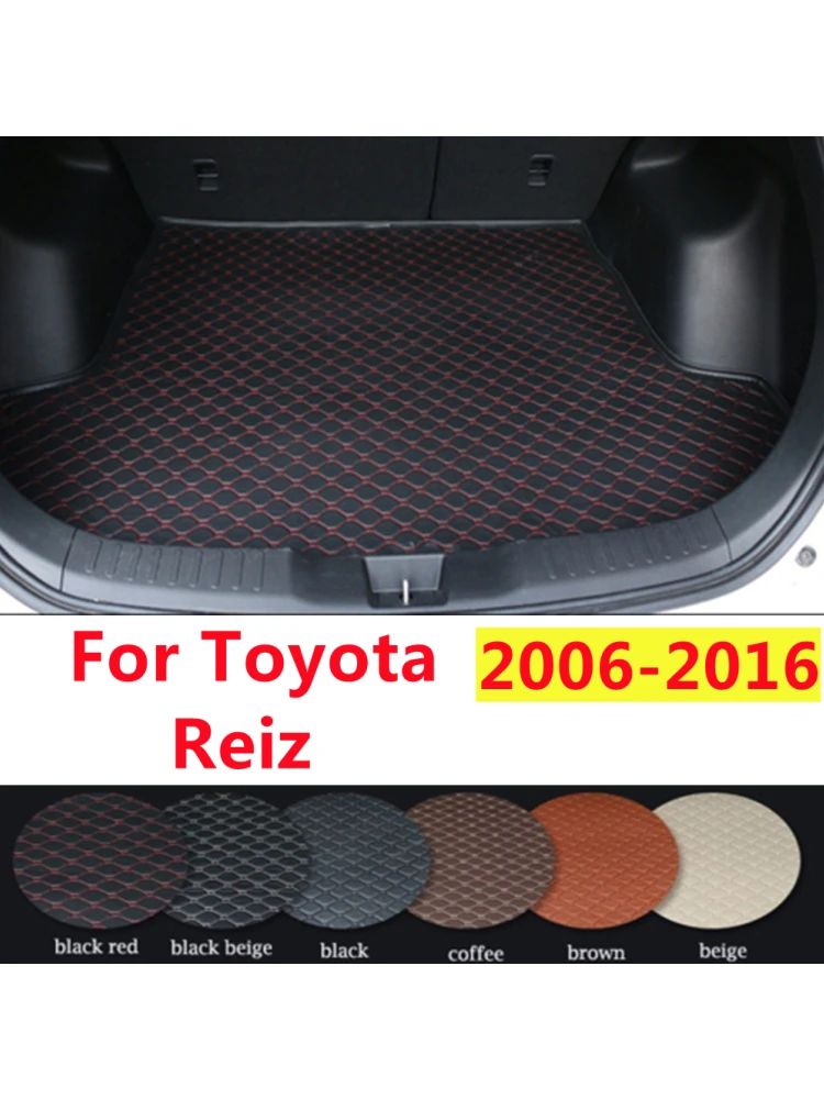 

SJ Custom подходит для Toyota Reiz 2006-16 Водонепроницаемый Всепогодный автомобильный коврик для багажника авто задний поднос для ботинок подкладка для ковра