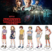 movie figure stranger thing eleven will dustin henderson byers acrylic stand model plate desktop standing sign fans anime gift