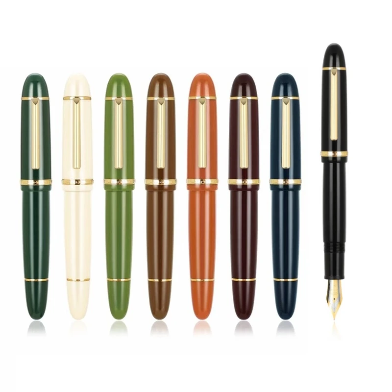 

Acrylic Jinhao School Fine Writing Iraurita Pen Nib Gold Clip Office Silver For Signature Series Fountain