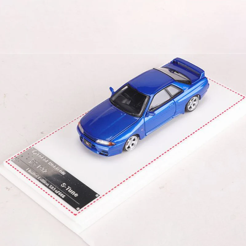 Литой Сплав фокусного расстояния масштаб 1:64 модель автомобиля Skyline GT-R R32 игрушка