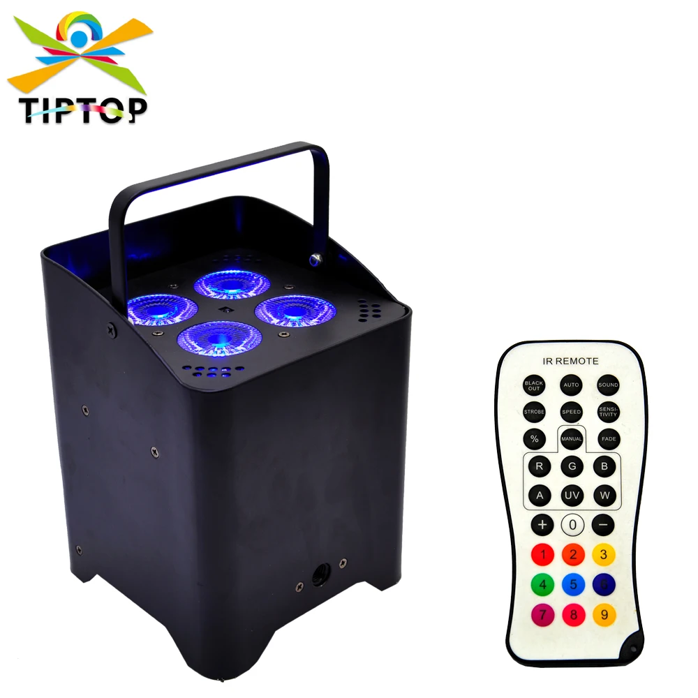 

TIPTOP TP-G3045 6X1 8 Вт беспроводное инфракрасное дистанционное управление аккумулятором 6 в 1 алюминиевый светодиодный светильник создает фантазию в доме