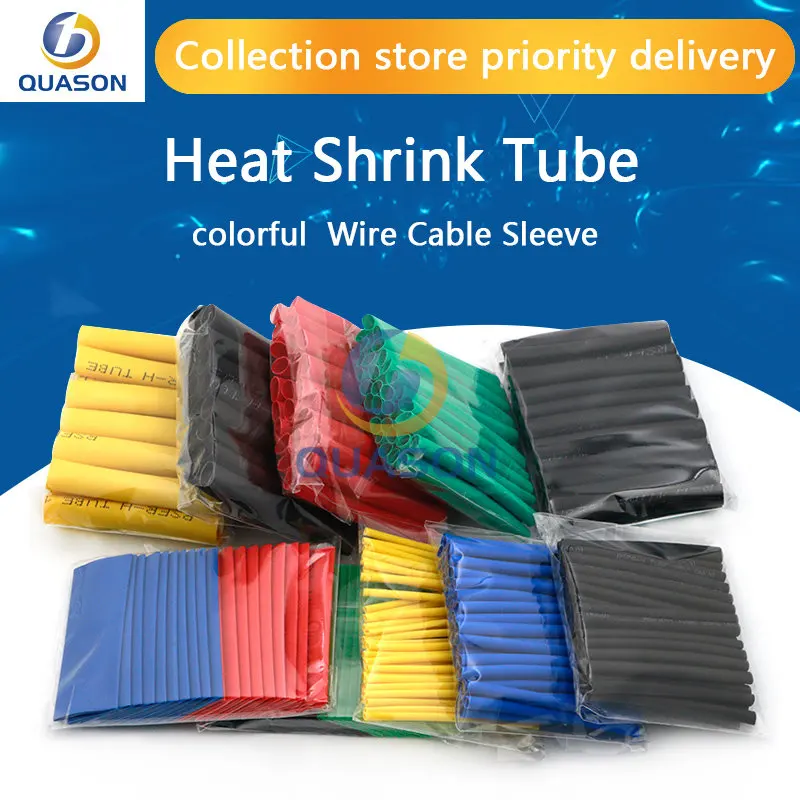 164pcs/Set Heat Shrink Tube termoretractil Polyolefin Shrink