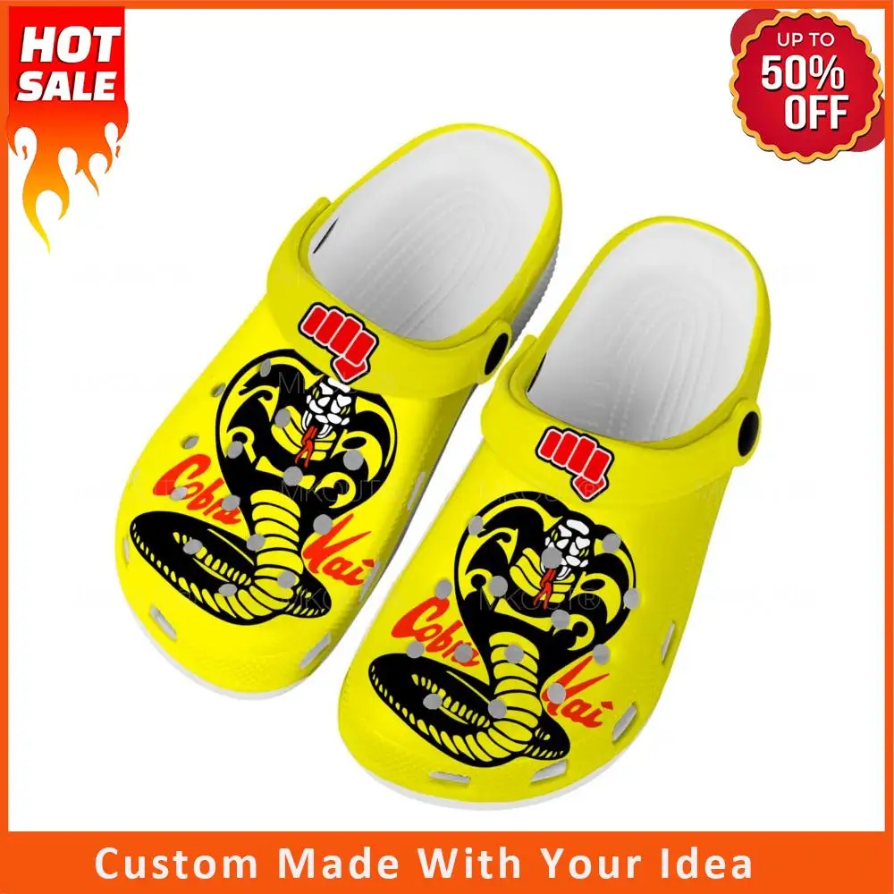 

Movie Thai Venomous Snake Cobra Kai Home Clogs Custom Water Shoes Mens Womens Teenager Shoe Garden Clog Beach Hole Slippers