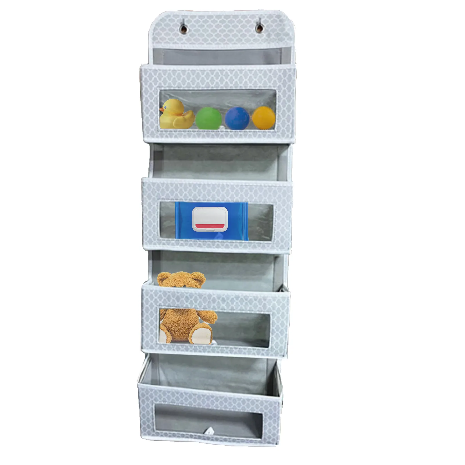 

Over Door Organizer Over The Door Storage Organizer Clear Window Storage Bag With 4 Large Capacity Pockets For Nursery