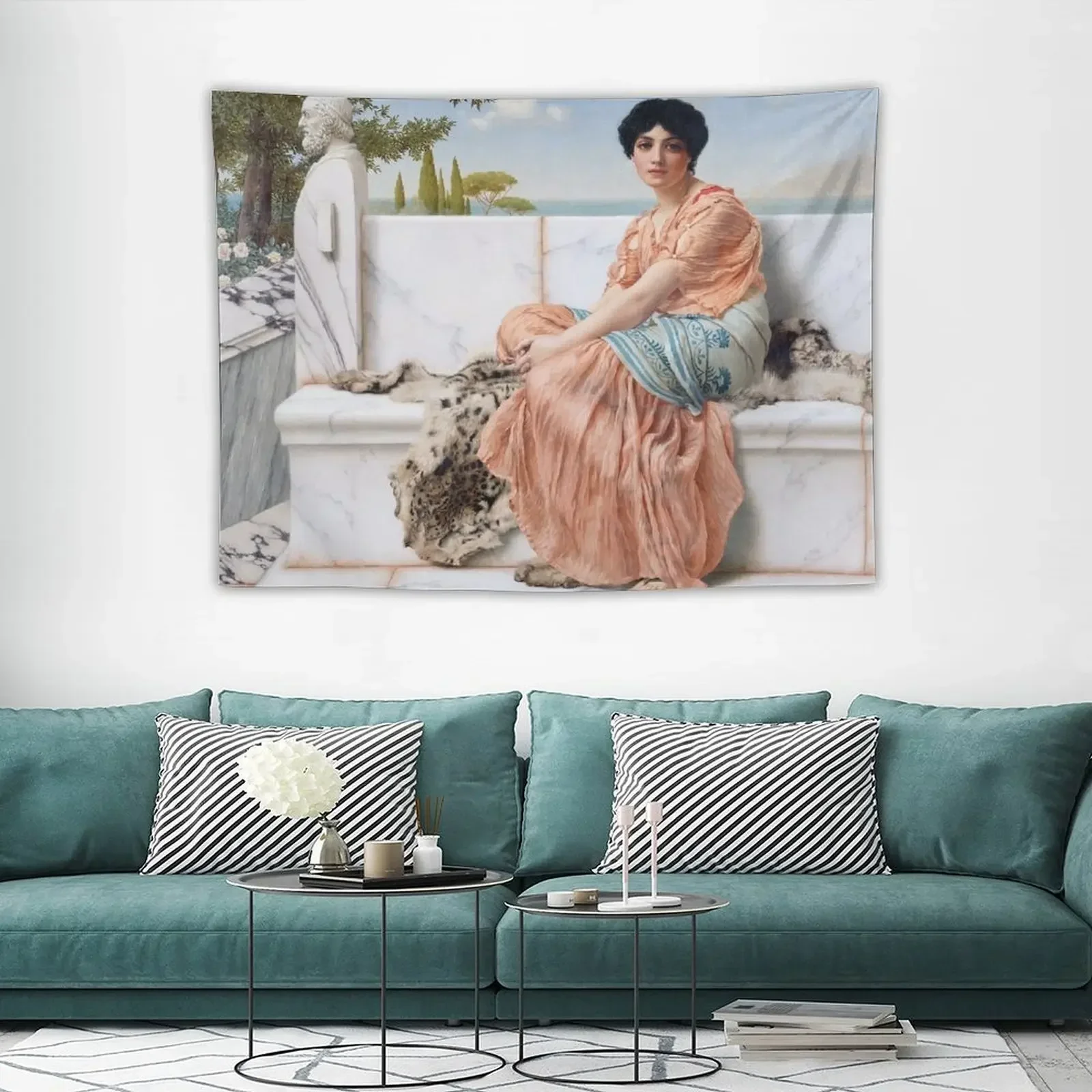 A Girl in Lesbos-в дни сапфио гобелен эстетический домашний декор настенные украшения