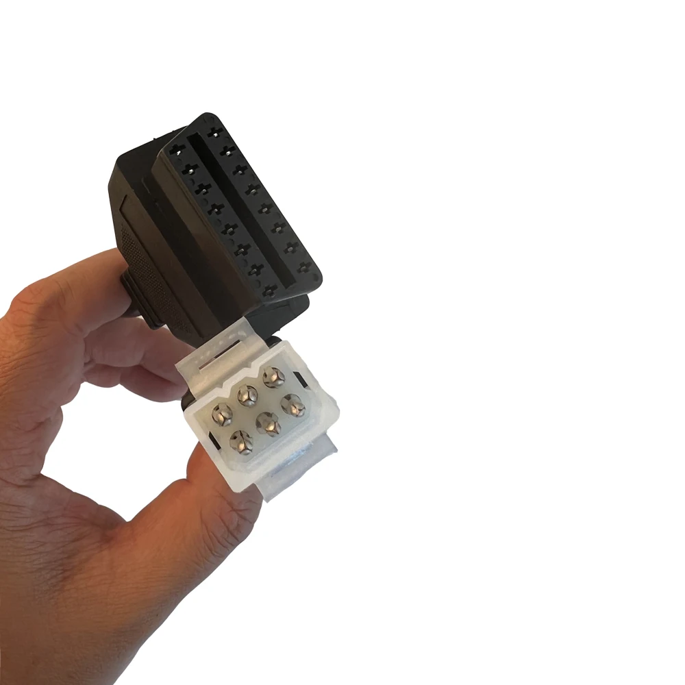 Фото Диагностический кабель OBD2 для Aprilia TuneECU, удлинительные разъемы для мотоциклов, от 6 до 16 Pin, Autocycle №2