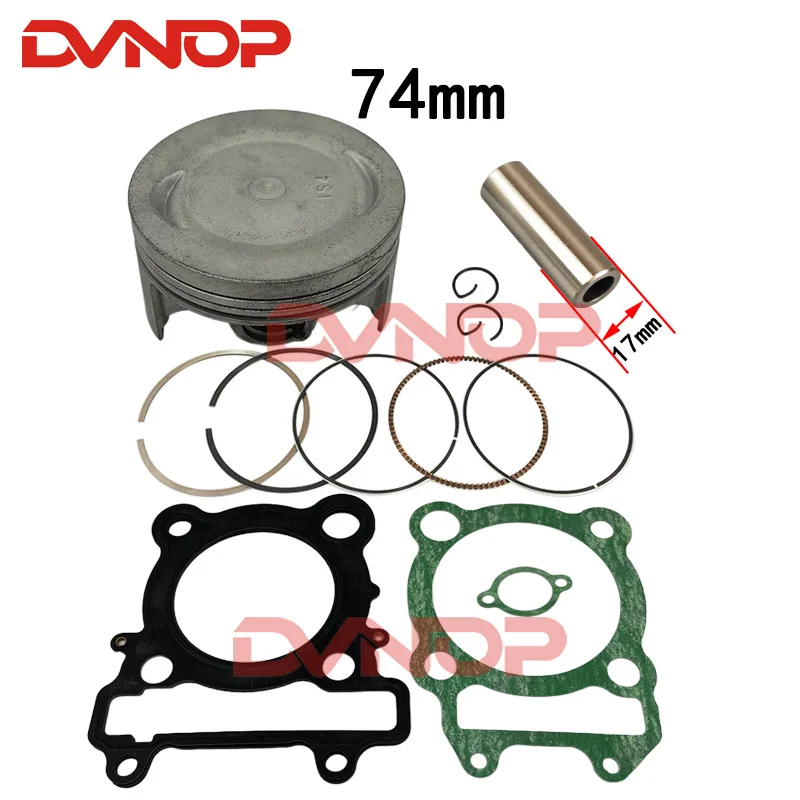 Размер отверстия STD 74 мм поршневые кольца комплект прокладок для Yamaha YS250 YBR250 2007 2009 XT250 XTZ250 1YB 2013-2015
