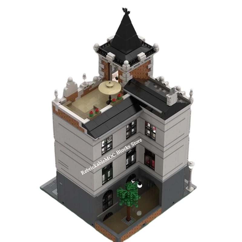 Новинка 3443 шт. Лидер продаж уличный вид Moc модульная архитектура фотостудия