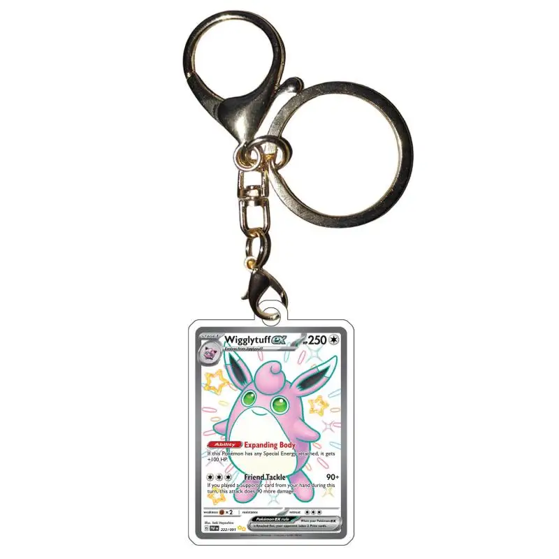 Фото Брелки с изображением покемона, аниме Mew Alakazam Pidgeot Forretress Gardevoir Toedscruel Noivern, акриловые фигурки «сделай сам», коллекция игр №5