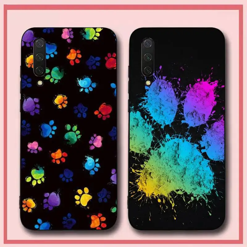 

Dog Paw Phone Case for Xiaomi mi 5 6 8 9 10 lite pro SE Mix 2s 3 F1 Max2 3