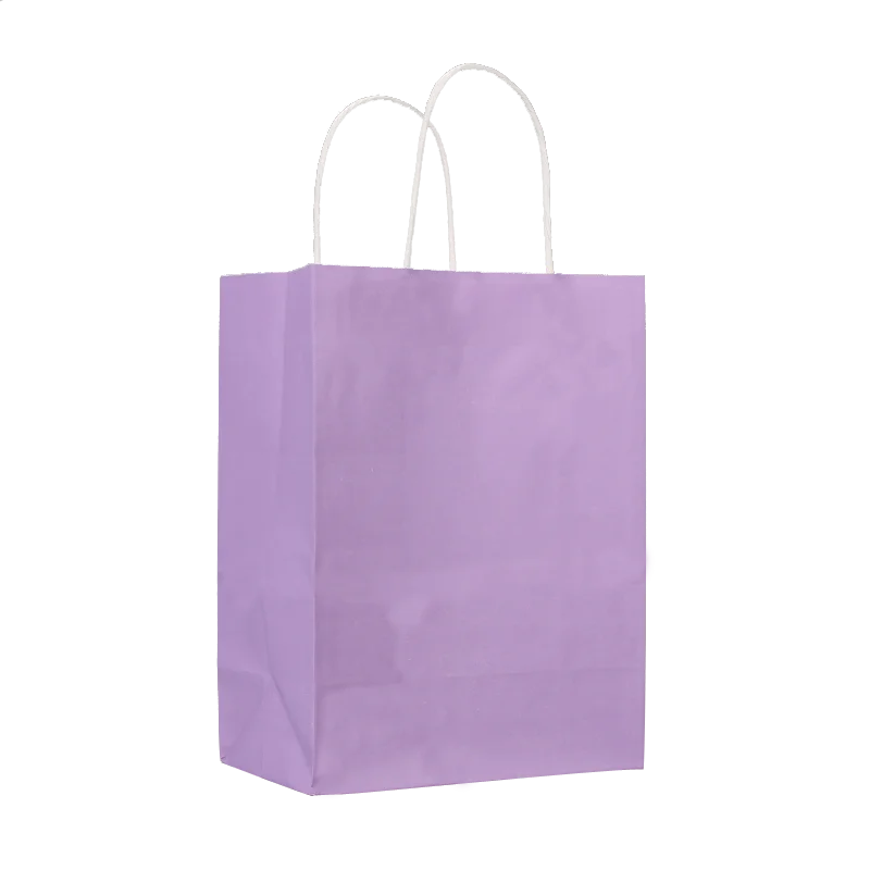 10Pcs/lot Small Environment Friendly Gift Paper Bag Multifunction Kraft Paper Bags with Handle Recyclable Paper Package Bags images - 6