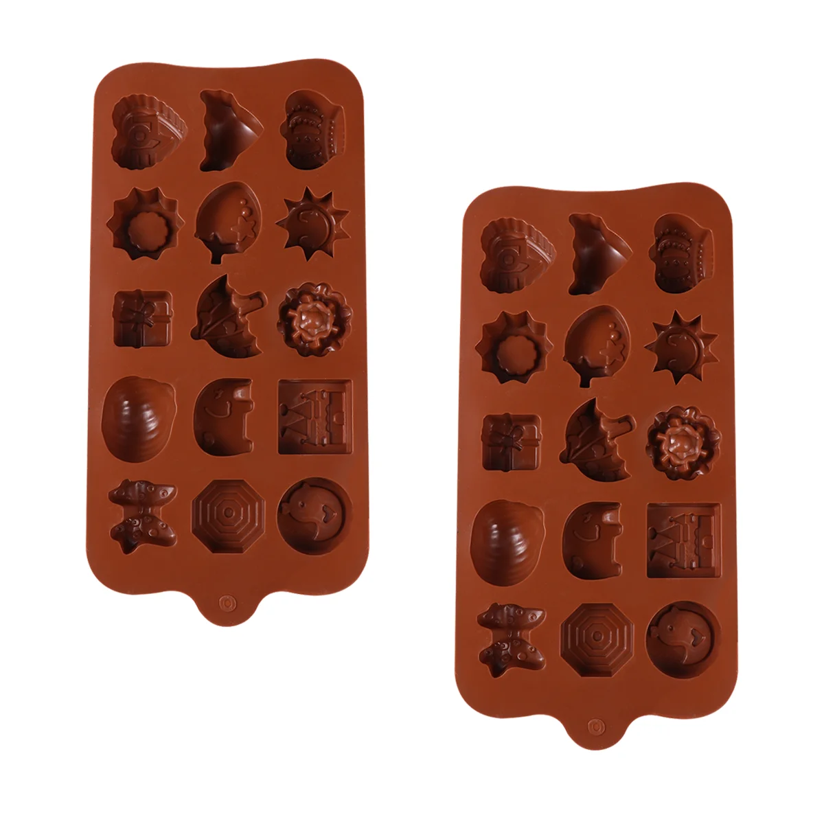 

Silicone Molds Chocolate Mold Candy Cake Baking Fondant Ice Tray Fat Bombs Mould Christmas Tools Pan Soap Cookie Shapes Dessert