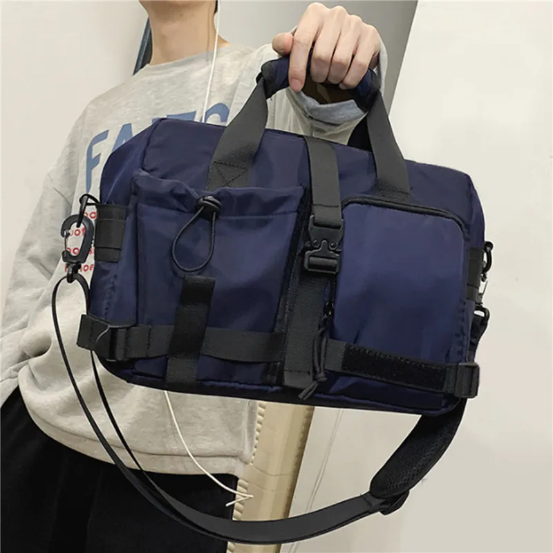 

2022 мужская сумка через плечо, мужские сумки-мессенджеры, нейлоновая сумка, водонепроницаемая дорожная офисная сумка для рабочих, посылка