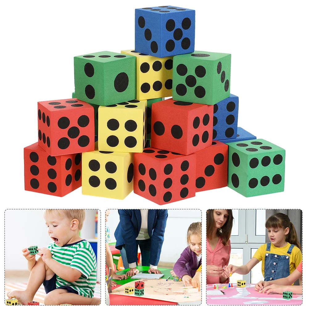 

24 Pcs Durable Entertainment Dies Six-sided Dice Prop Game Dice for Men
